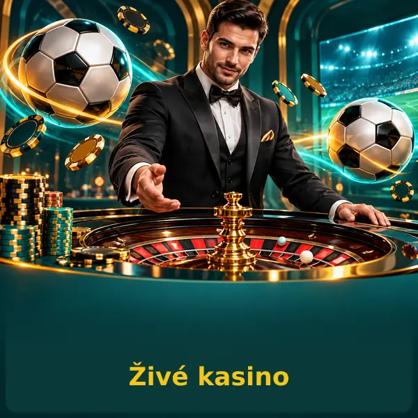Živé kasino — stůl s krupiérem
